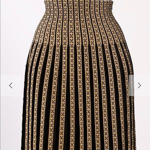 Alaia Habanico wool pattern skirt FR 38